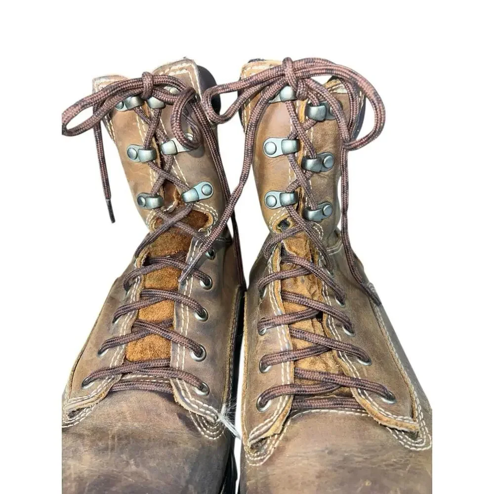 Lincoln‎ Outfitters L8S13 2 sizes Men's 10.5M & 10M Steel Toe Logger Work Boots